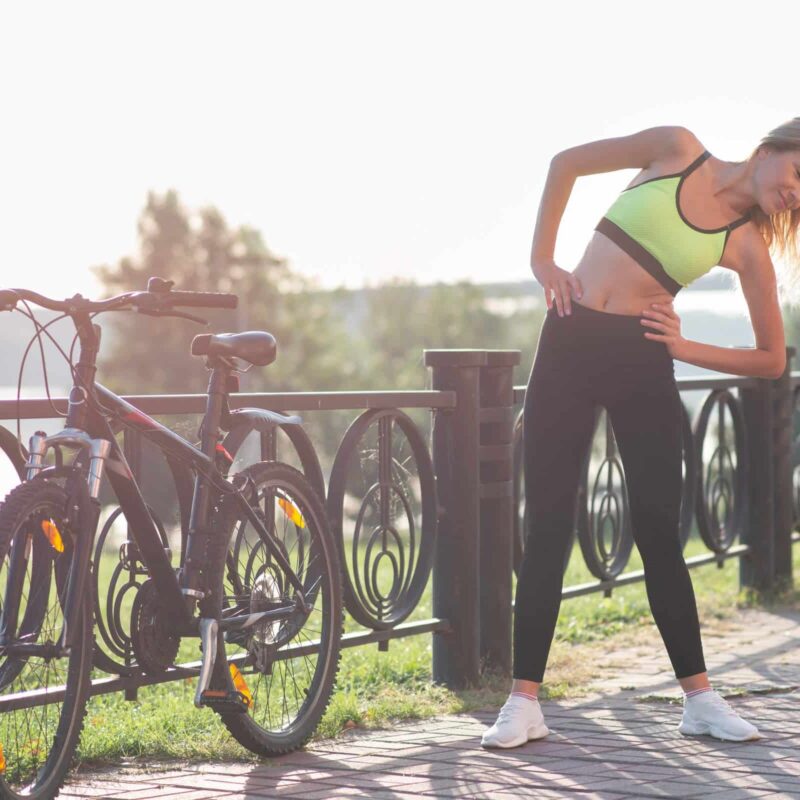 Stretching bike tour